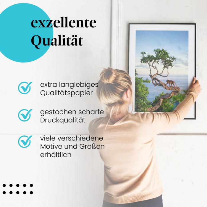 Preview: Affe am Meer | Postereck 3211