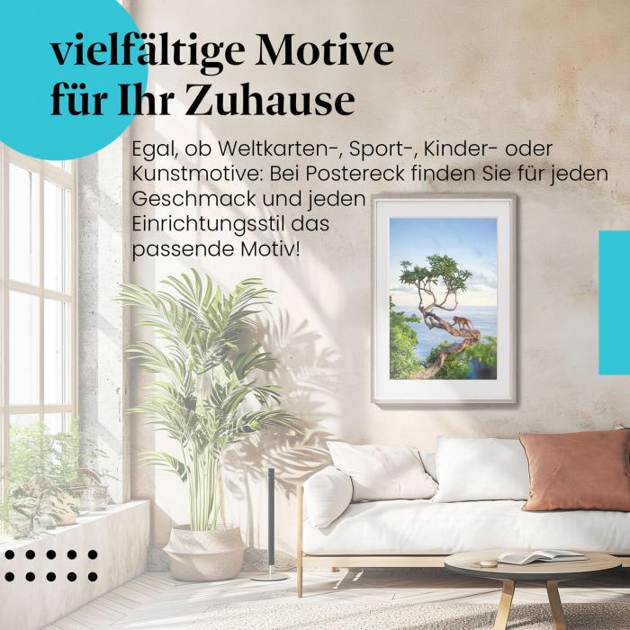 Preview: Affe am Meer | Postereck 3211