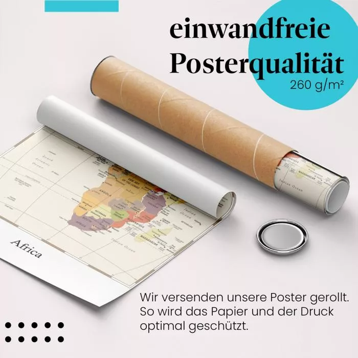 Afrikakarte | Postereck 4134