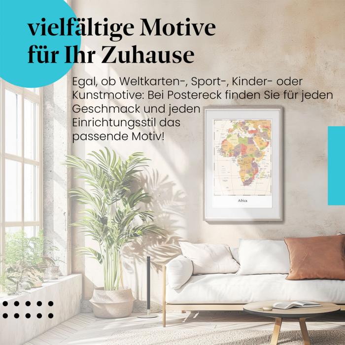 Preview: Afrikakarte | Postereck 4134