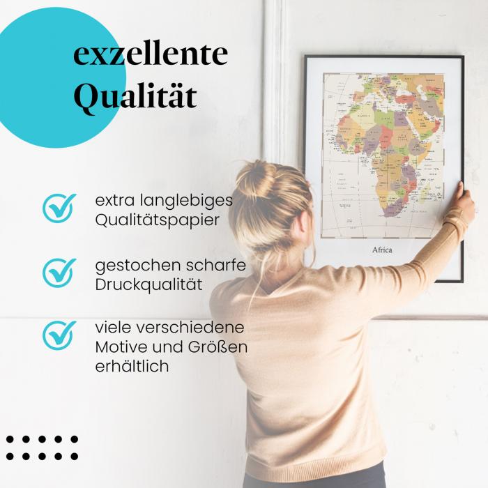 Preview: Afrikakarte | Postereck 4134