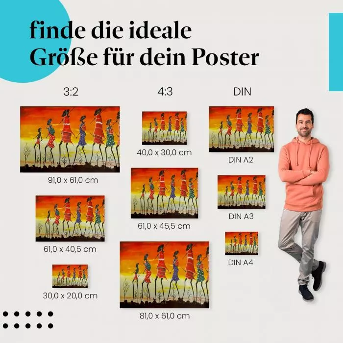 Afrikanische Kunst: Wanderschaft | Postereck 1870