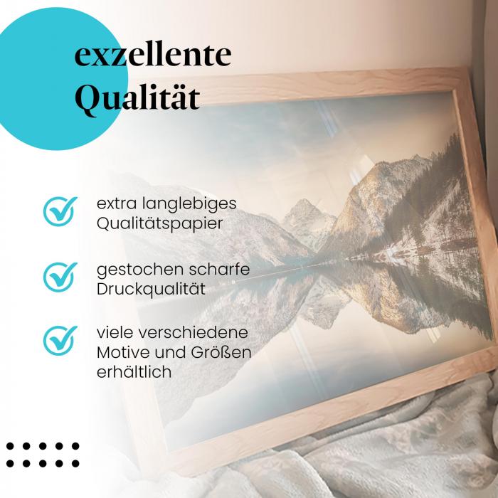 Preview: Winterwunderland: See in den Alpen | Postereck 1307