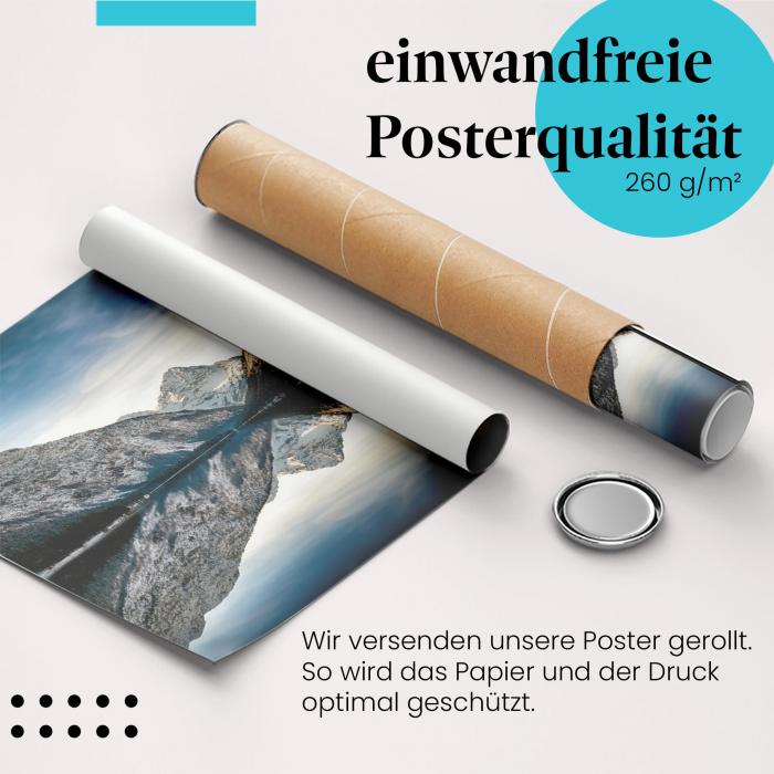 Preview: Winterwunderland: See in den Alpen | Postereck 1307