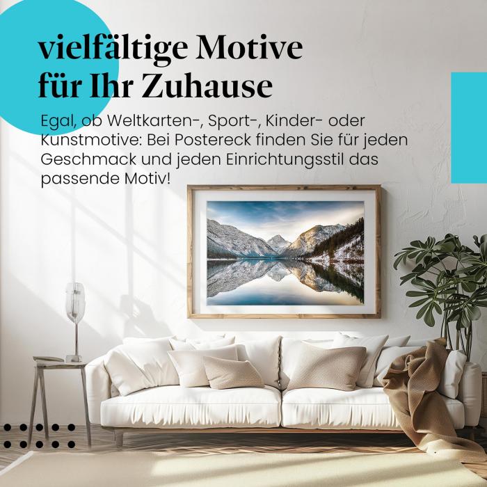 Preview: Winterwunderland: See in den Alpen | Postereck 1307