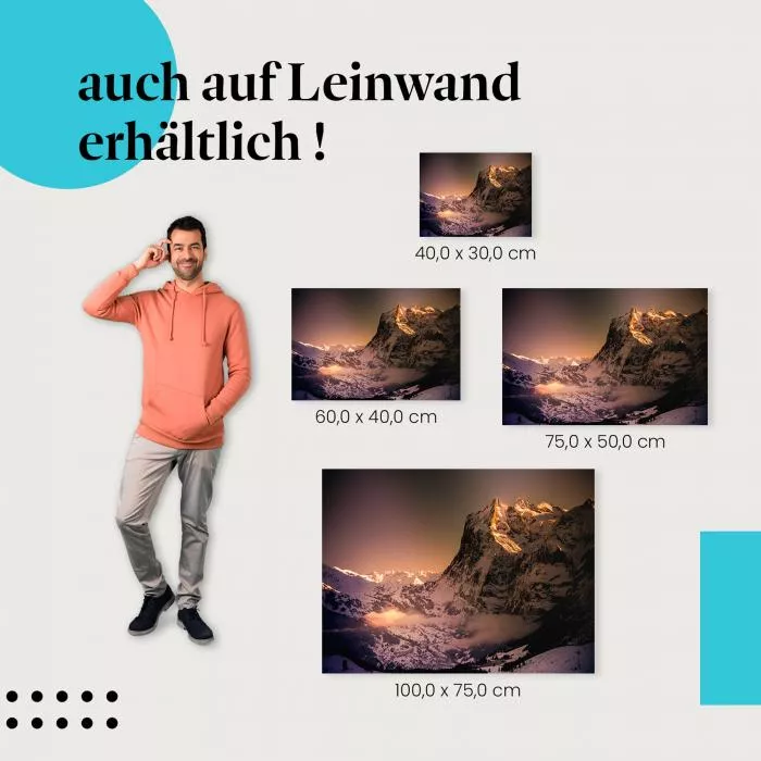 Alpenglühen | Postereck 3738