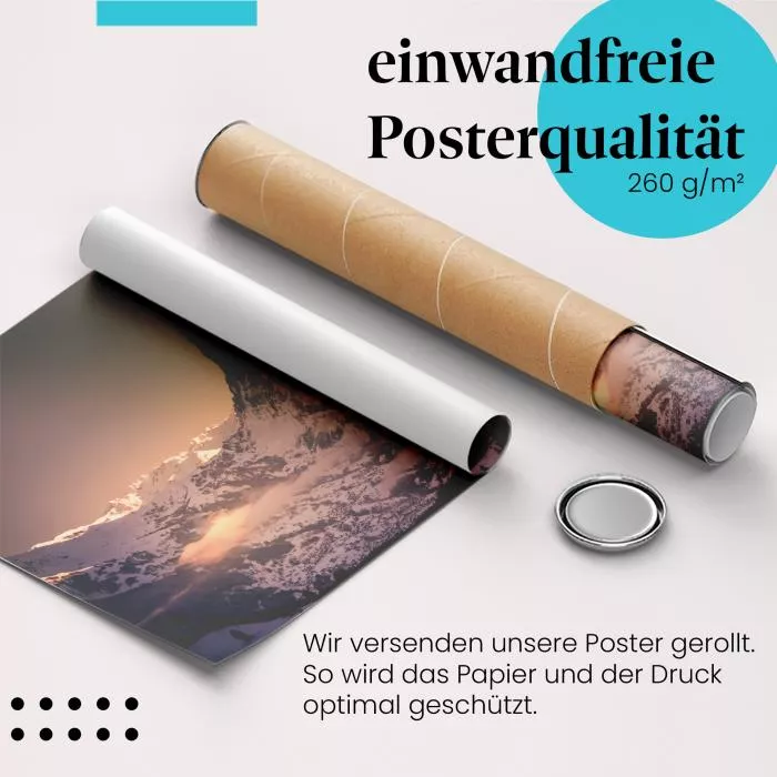 Alpenglühen | Postereck 3738