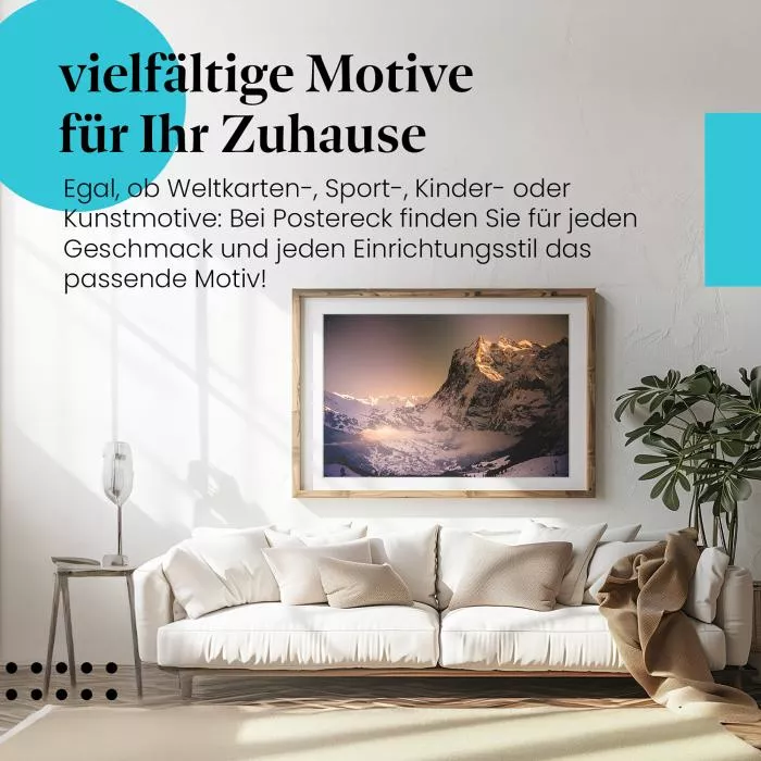 Alpenglühen | Postereck 3738