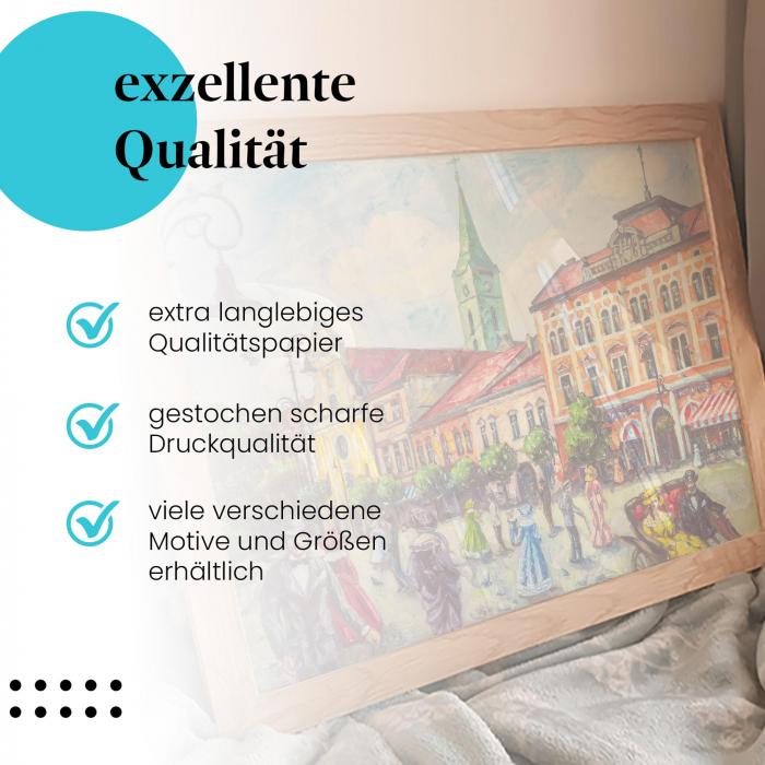 Preview: Altstadt: Lebendiges Treiben | Postereck 1915