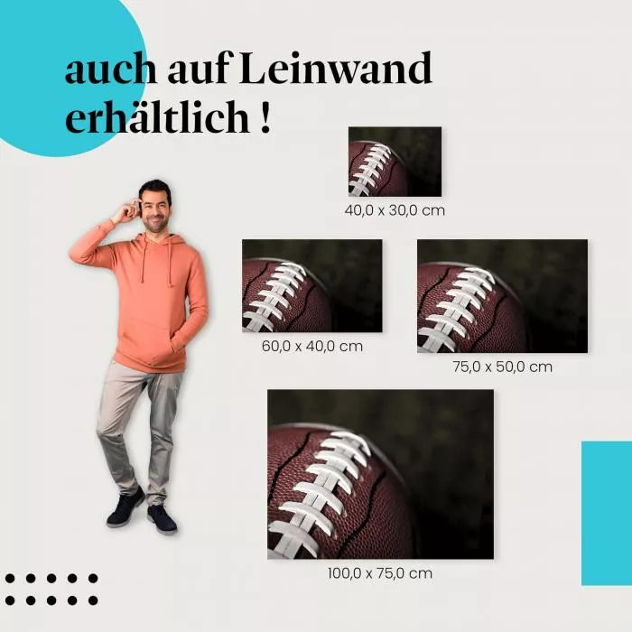 American Football: Nahaufnahme & Details | Postereck 0508