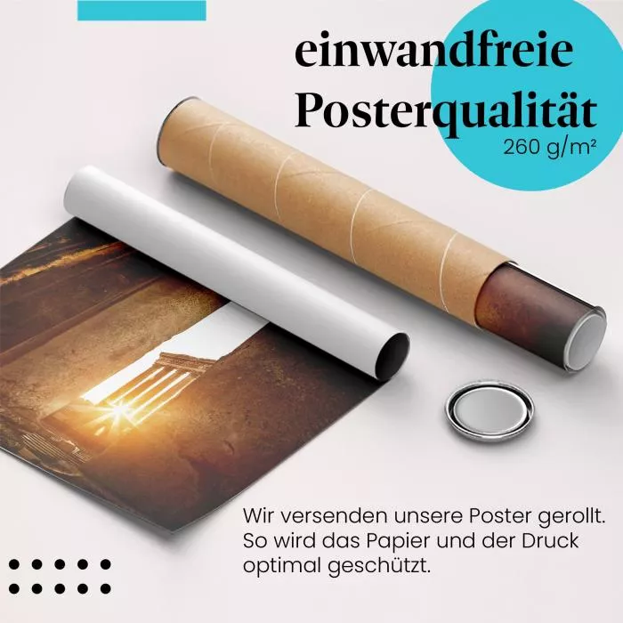 Antike Ruinen: Sonnenuntergang | Postereck 1460