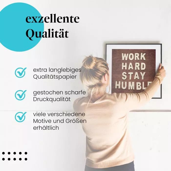Work hard stay humble | Postereck 2255