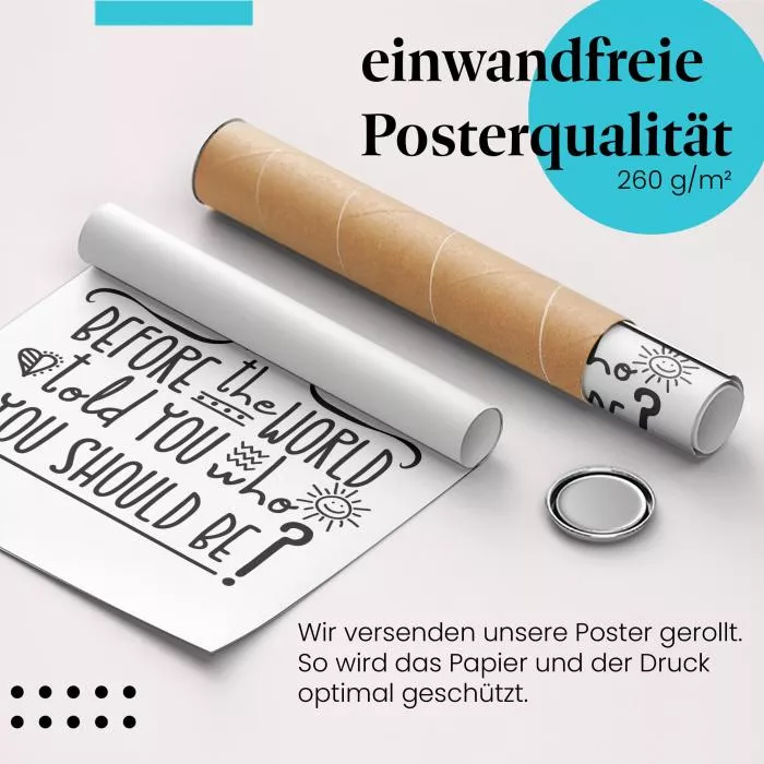 Finde dein wahres Ich: Wer… | Postereck 1193