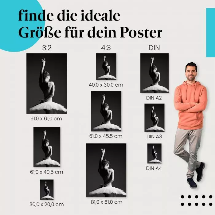 Anmut und Grazie: Ballerina | Postereck 1268