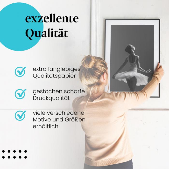 Preview: Ballerina im Rampenlicht: Anmut & Grazie | Postereck 0876