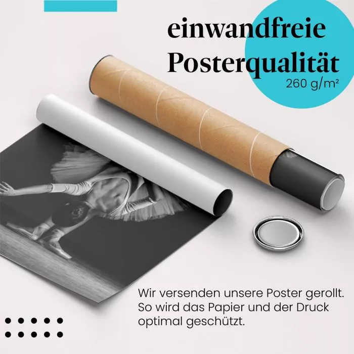 Grazie: Ballerina verbeugt sich | Postereck 1267