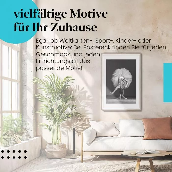 Grazie: Ballerina verbeugt sich | Postereck 1267