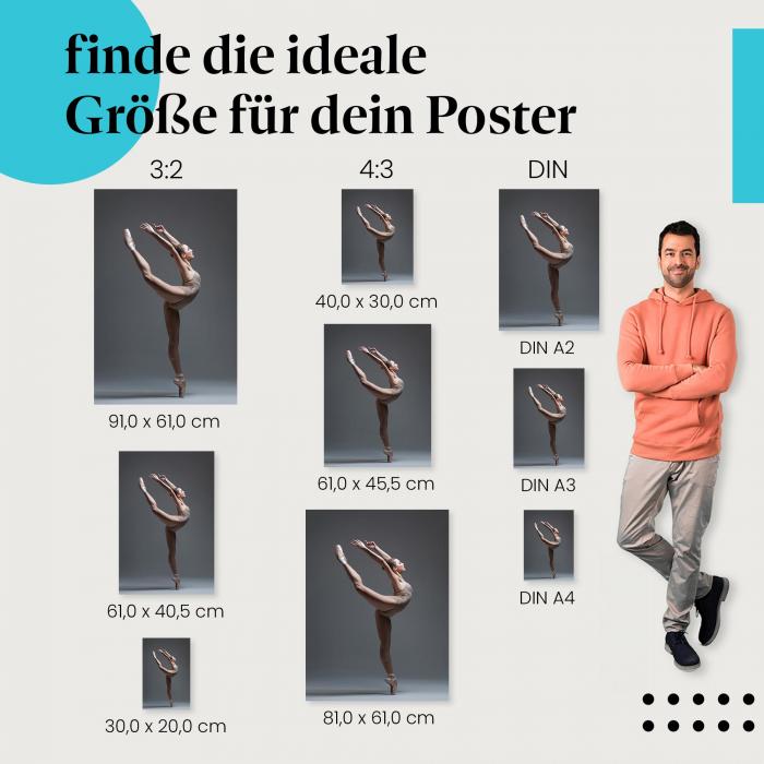 Balletttänzerin Poster: Eleganz & Anmut - jetzt bestellen!