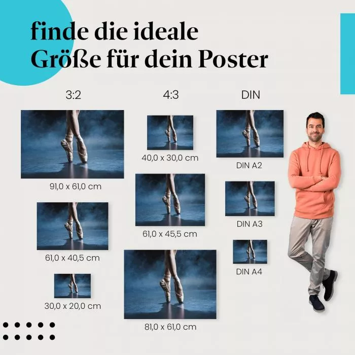 Ballerina Füße | Postereck 2699