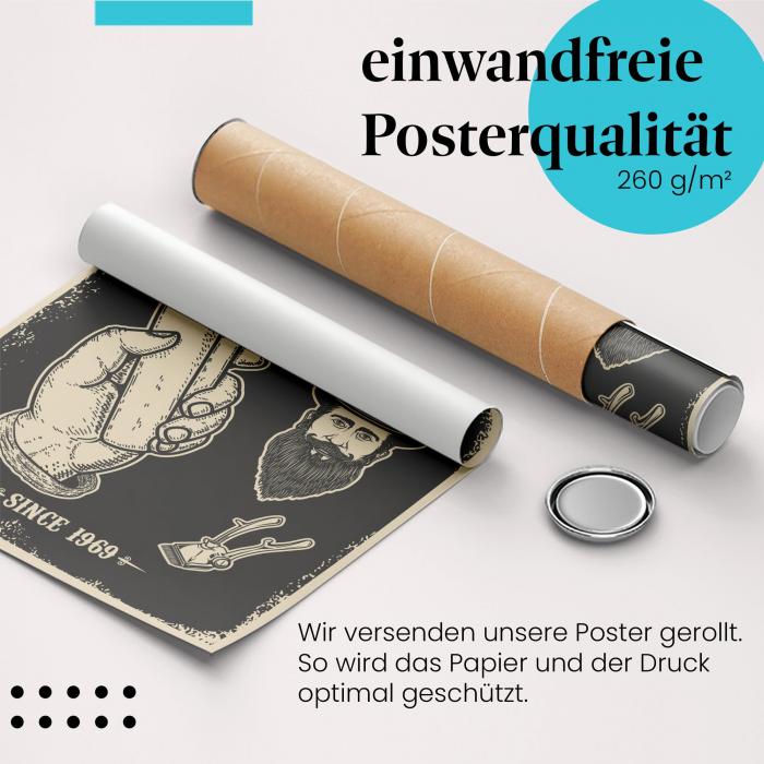 Preview: Vintage Barbershop No.2 | Postereck 0908