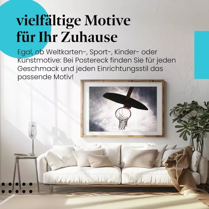 Basketball: Korb & Sonne | Postereck 0507