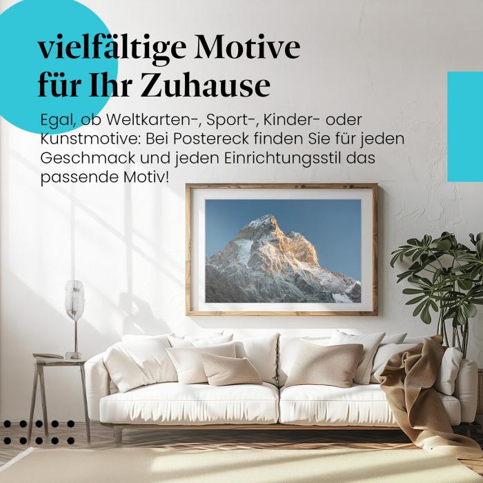 Preview: Berggipfel im Sonnenlicht | Postereck 3473