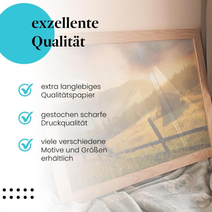 Preview: Hütte in den Bergen | Postereck 3129