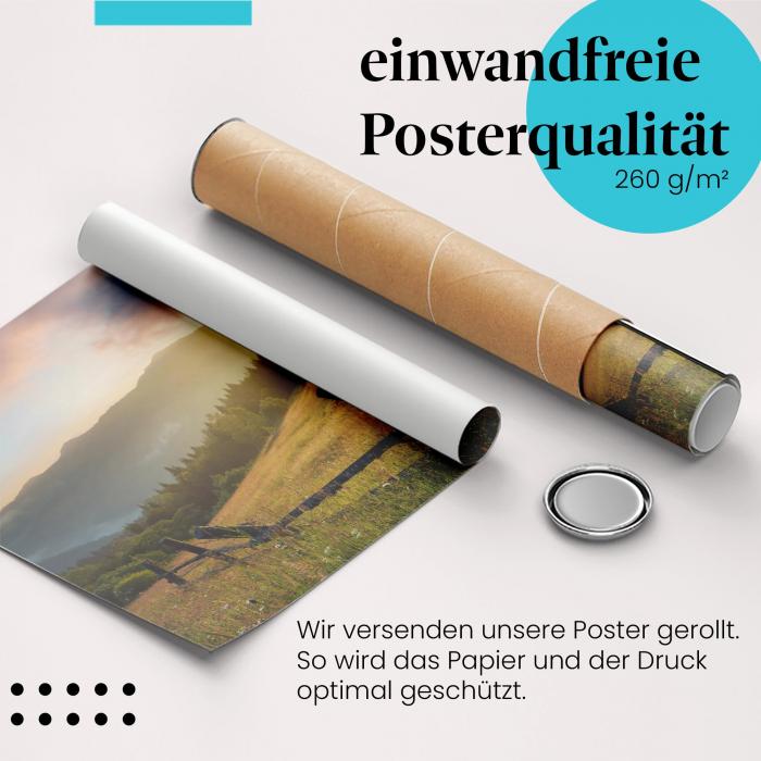 Preview: Hütte in den Bergen | Postereck 3129