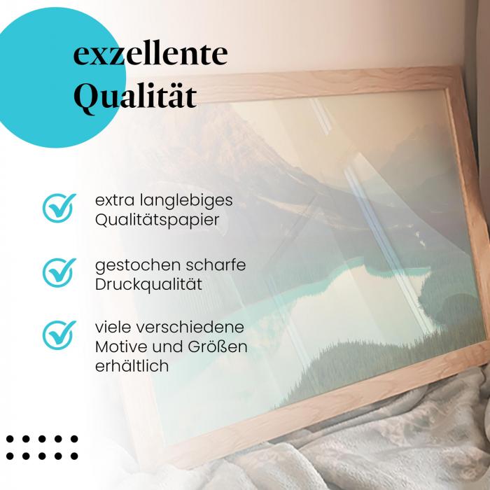 Preview: Bergsee Panorama | Postereck 2835