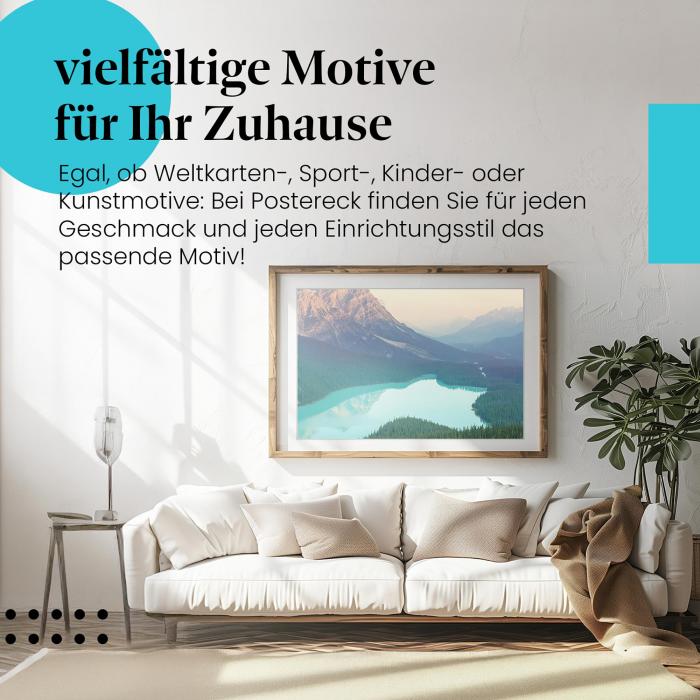 Preview: Bergsee Panorama | Postereck 2835