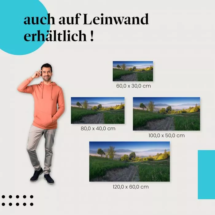 Wanderweg in den Bergen | Postereck 3555