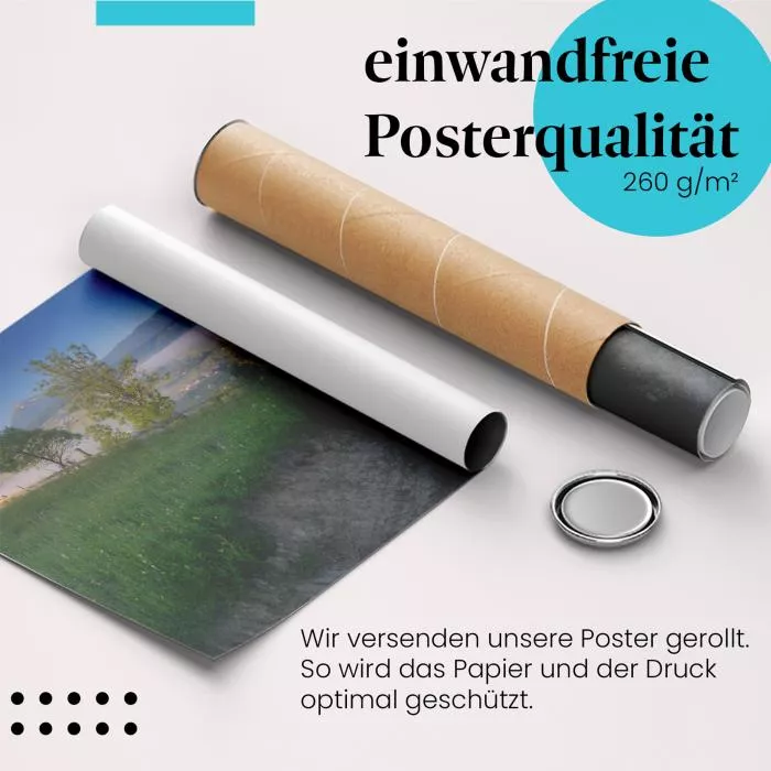 Wanderweg in den Bergen | Postereck 3555