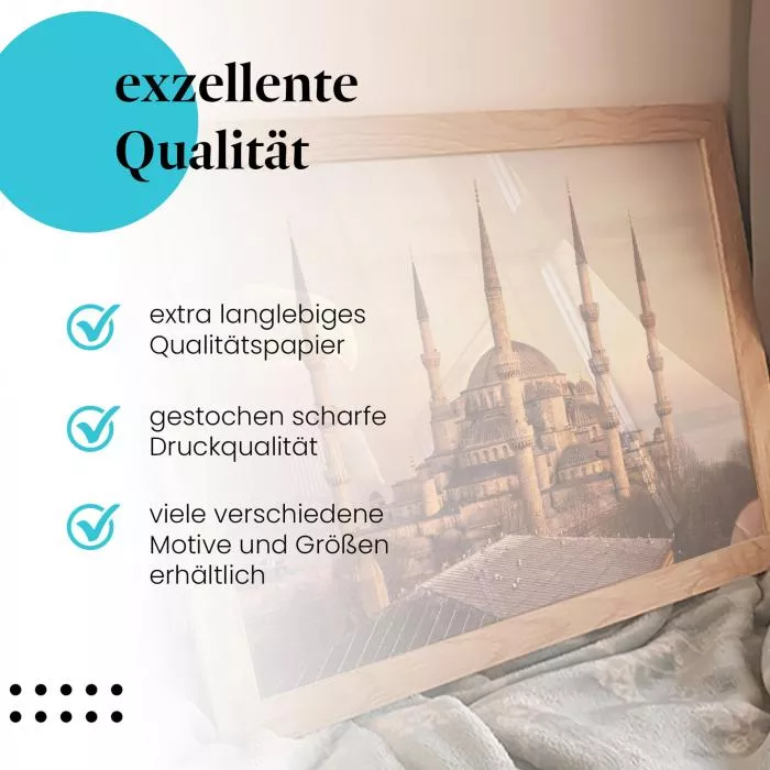 Blaue Moschee: Istanbuls Pracht | Postereck 0227