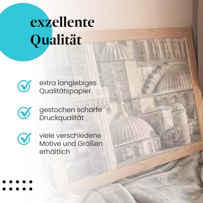 Blaue Moschee: Architektur | Postereck 1549