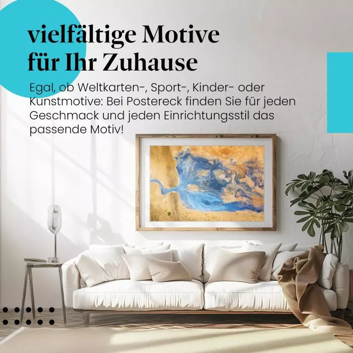 Abstrakter Fluss | Postereck 3831
