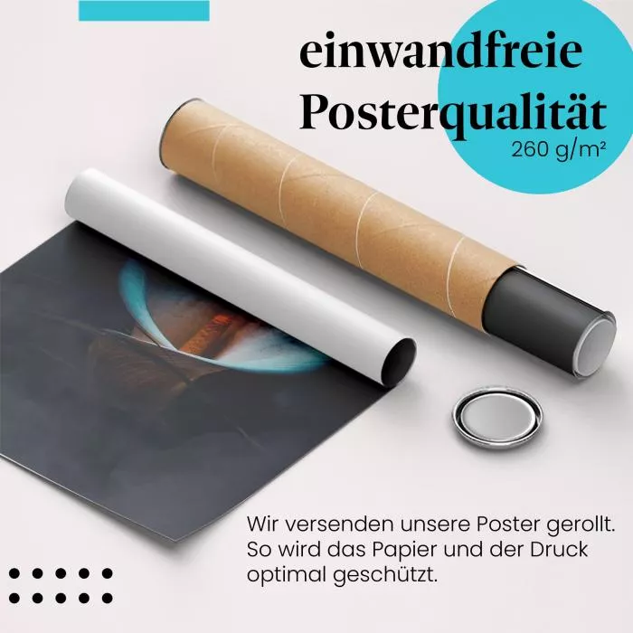 Türkisfarbene Calla | Postereck 2960