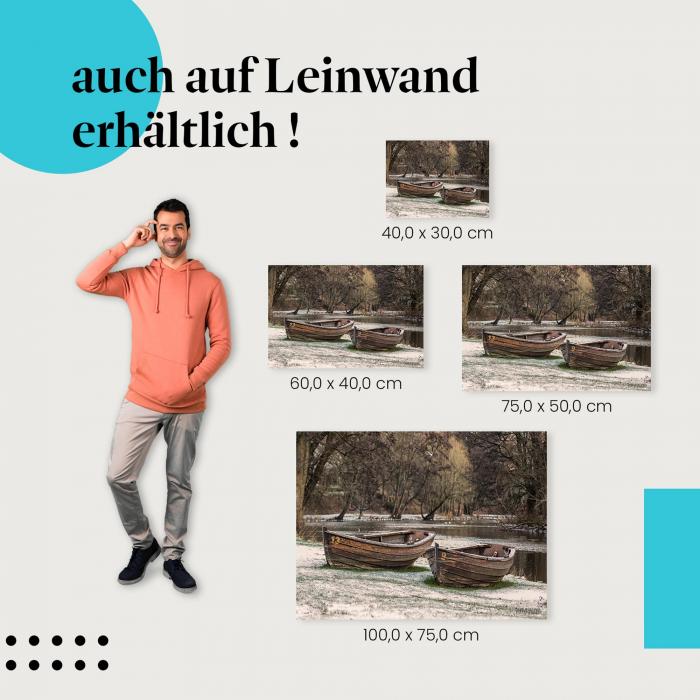 Leinwandbild "Winterruhe": Die Ruhe des Winters