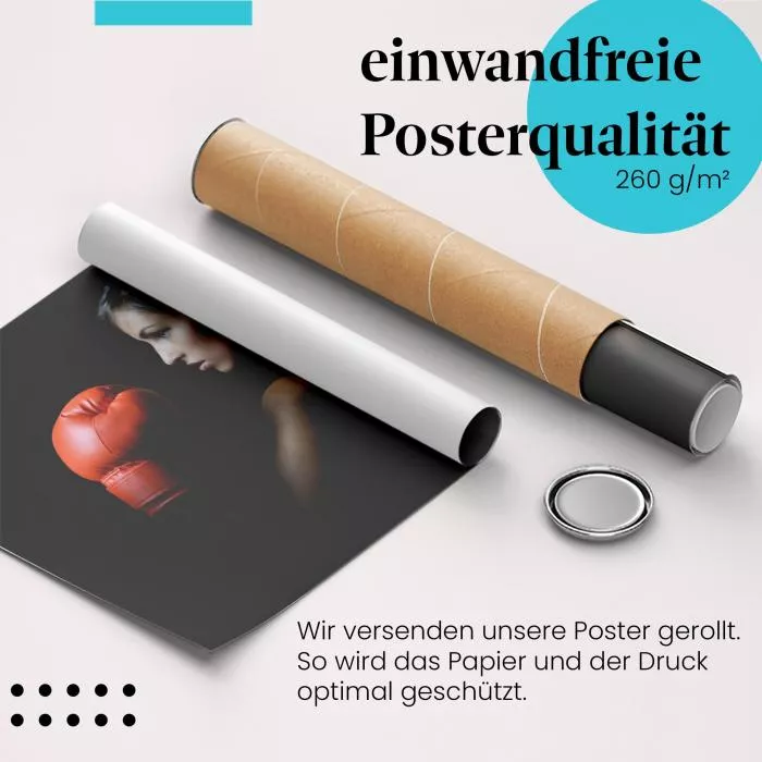 Boxerin: Training & Fokus | Postereck 1839