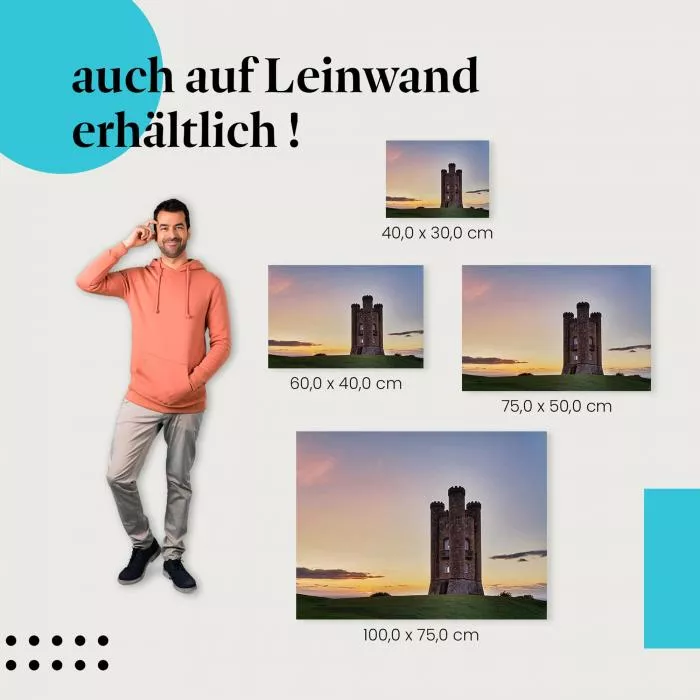 Broadway Tower: Sonnenuntergang | Postereck 1411
