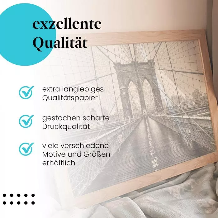 Brooklyn Bridge im Regen | Postereck 3461
