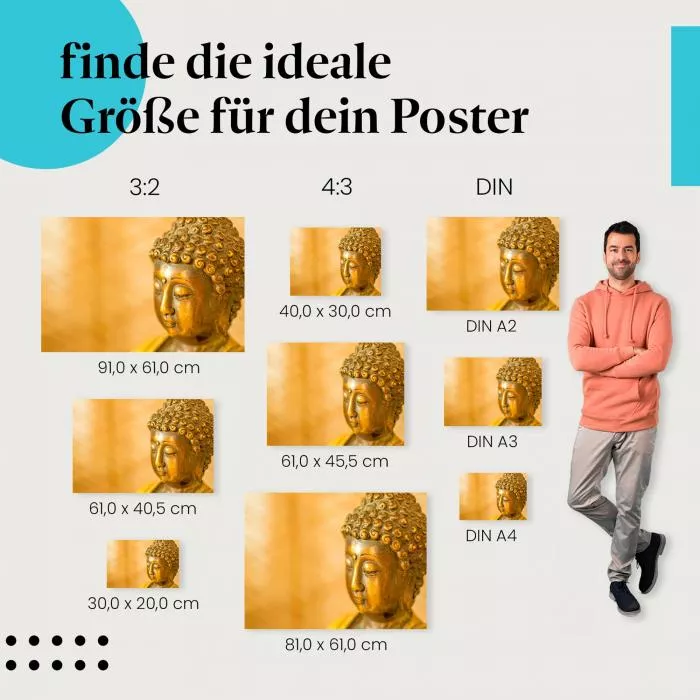 Goldener Buddha | Postereck 2984