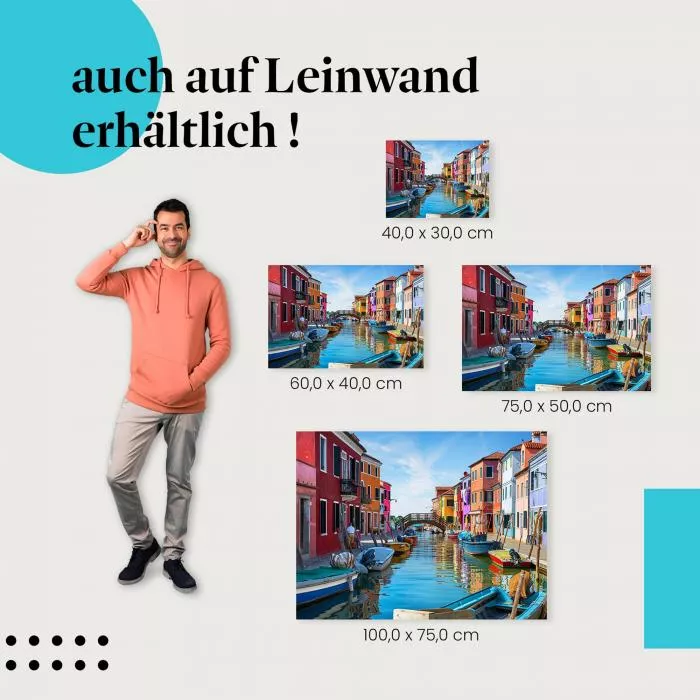 Burano Farbenpracht | Postereck 2535