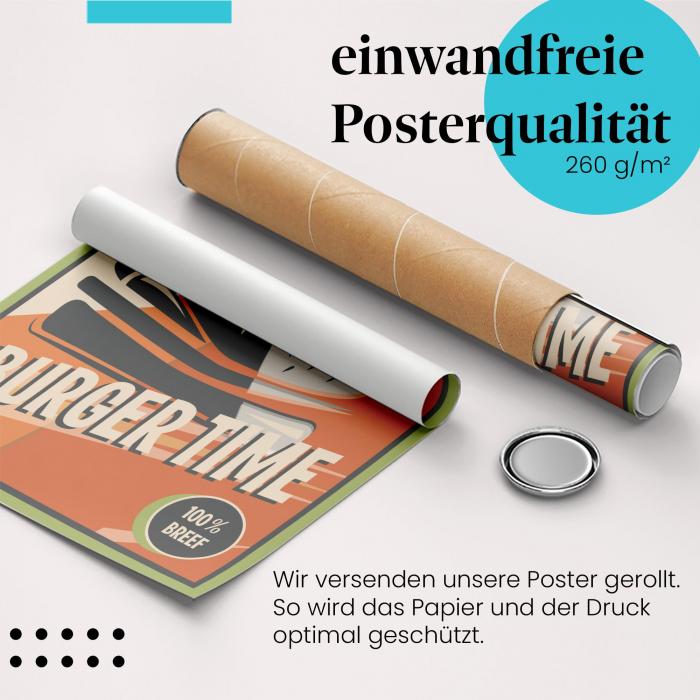 Preview: Burger Time: 100% Geschmack! | Postereck 1138
