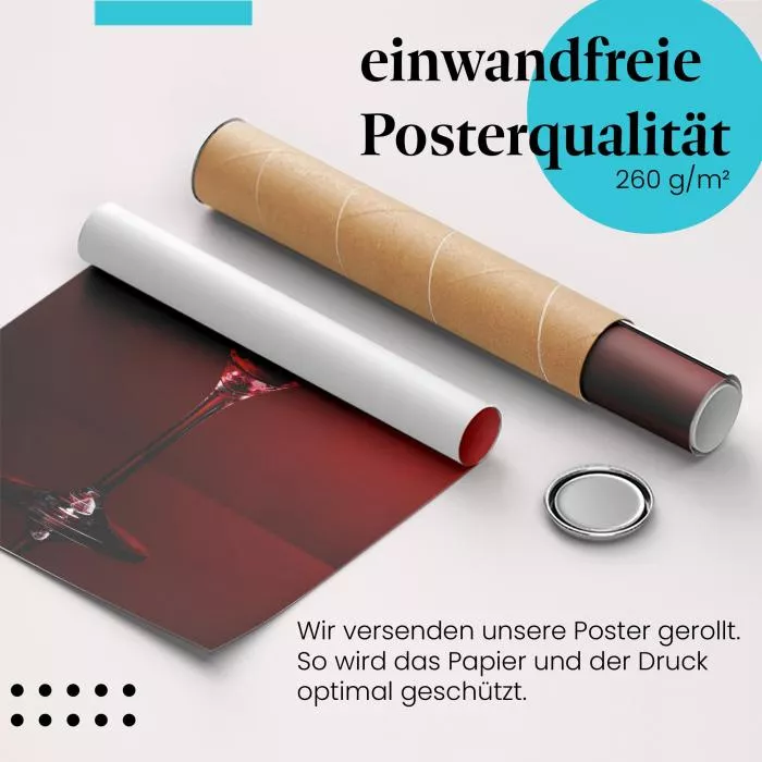 Roter Cocktail: Limette | Postereck 1956