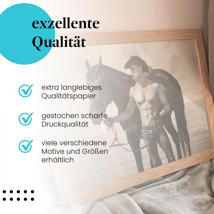 Preview: Cowboy & Pferd: Freiheit & Stärke | Postereck 1568