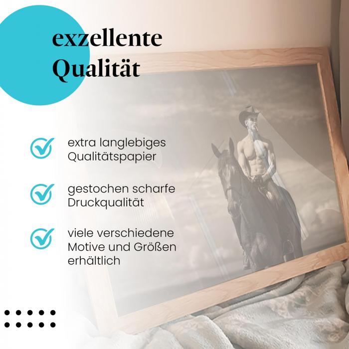 Preview: Cowboy am wilden Strand | Postereck 0903