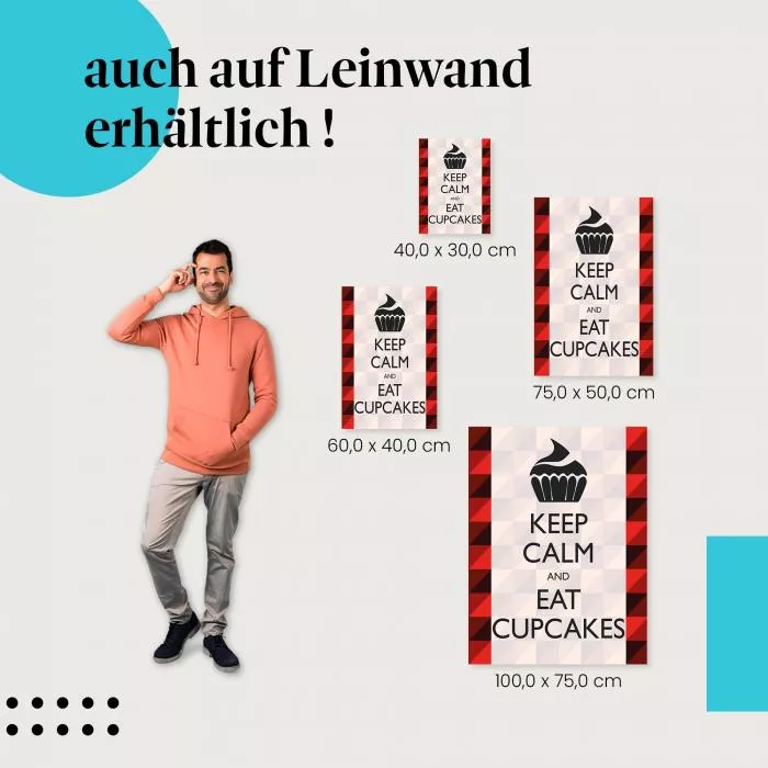 Cupcake-Liebe: Keep Calm &… | Postereck 1200