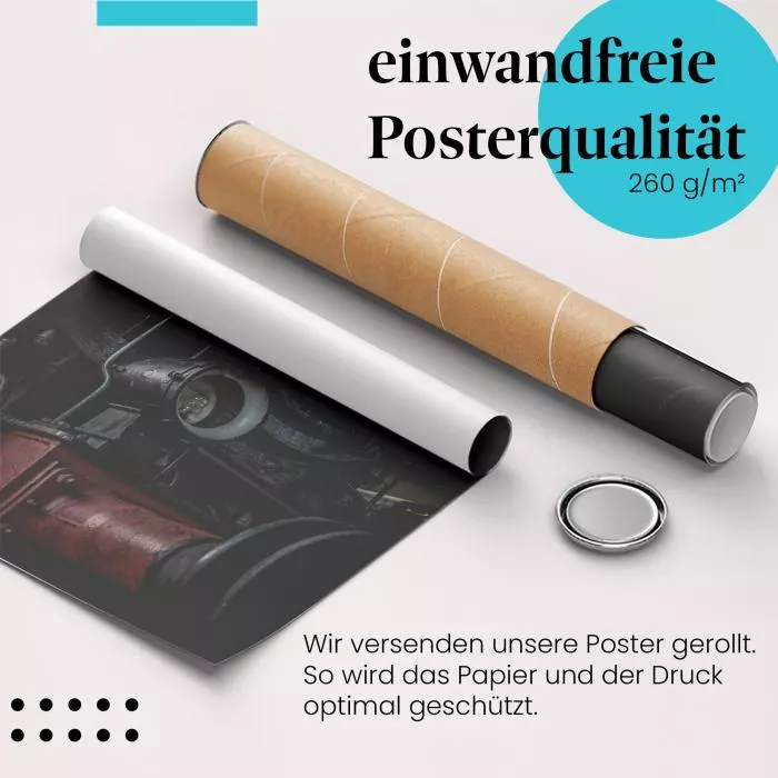 Im Herzen der Maschine: Dampflok | Postereck 1033