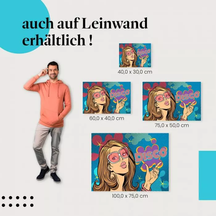 Disco-Queen: Frau mit… | Postereck 1126