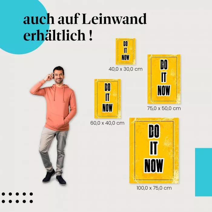 Jetzt handeln: Do it now! | Postereck 1069